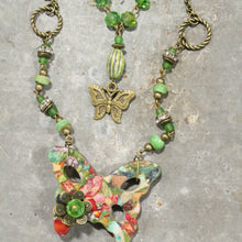 Butterfly Beauty Stone Layered Necklace
