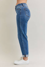 Medium Mid Rise Boyfriend Classic Cuffed Judy Blue Jeans