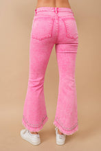 Blue B Destressed Bottom Edge w/ Rhinestone Jeans: MED DENIM