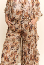 Cheetah Chiffon Davi & Dani Kimono Duster