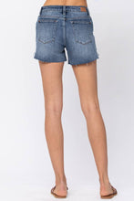 Medium Mid-Rise Half Cuffed Judy Blue Shorts
