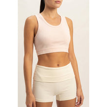 Pastel Pink Cropped Tank Top