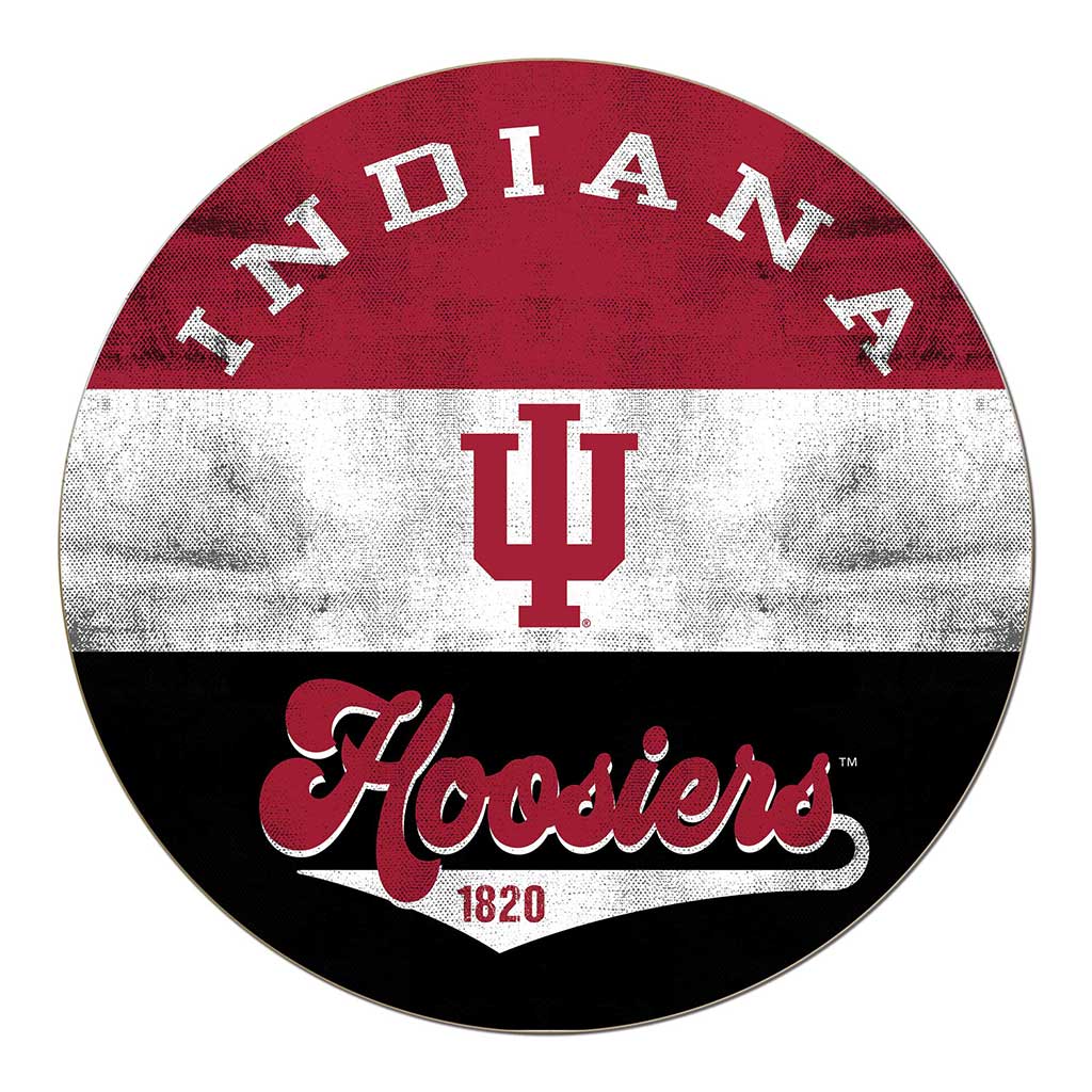 20x20 Retro Circle Indiana Hoosiers