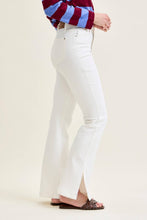 White High Waist Side Slit Slim Boot Judy Blue Jeans