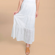 Maxi Skirt Solange Embroidered Eyelet Paneled