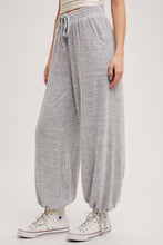 Heather Grey Drawtring High Waist Joggers