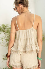 Oatmeal Lace Shorts