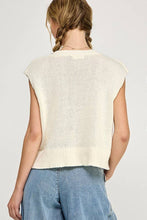 Off White Knit American Flag Pullover Sweater Vest