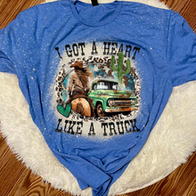 Military green I got a heart like a truck lainey tshirt: