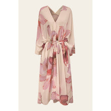 Laelia Orchid Bloomlight V Neck Kaftan Dress