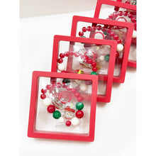 Christmas Theme Bracelet with Matching Ring: MIX COLOR / ONE(12)
