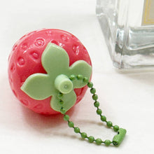 Red Strawberry Lip Gloss with Key Ring