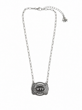 WTF Western Belt Buckle Necklace