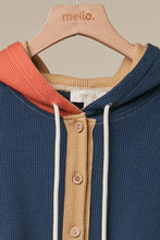 Multi Colorblock Patch Pocket Hoodie