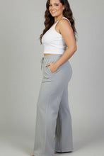 Plus Size Drawstring Waist Slant Pocket Sweatpants: BURGUNDY / 3X