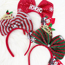 Decorated Bow Christmas Headband: MIX COLOR / ONE(12)