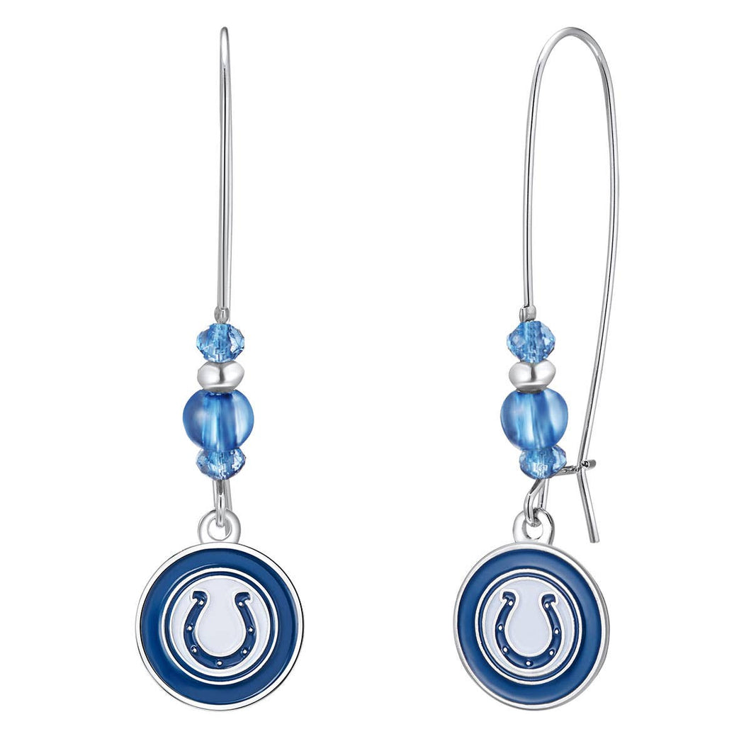 NFL Indianapolis Colts Kidney Wire Hook Earrings