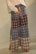 Blue Combo Relaxed Patchwork Pants