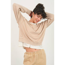 Drop Shoulders Crewneck HYFVE Sweatshirt: Dark Green