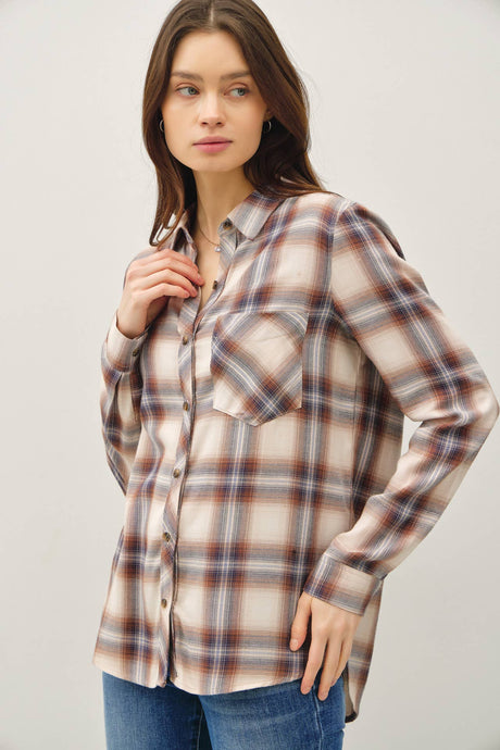 Caramel Anderson Plaid Shirt