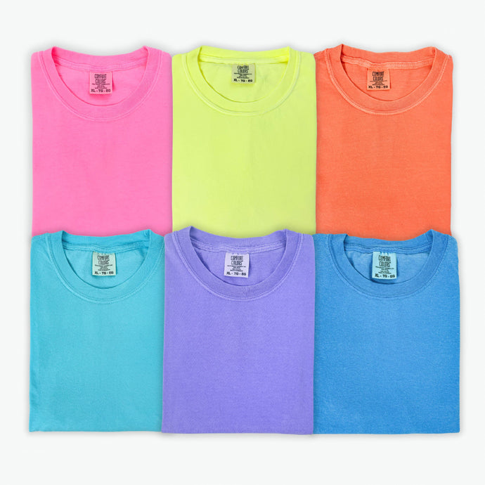 Neon Pink Comfort Color Tee