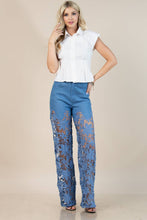 Denim Thalia Lace Mix Sold Party Pants