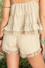 Oatmeal Lace Shorts