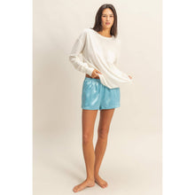 Cream Long Sleeve Pocket T-Shirt