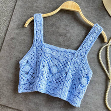 Yellow Crosa - Handmade Vintage Crochet Design Camisole