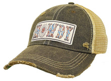 HOWDY Women's Vintage Distressed Trucker Hat Baseball Cap