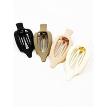 Neutral Flat Oval Flat Hair Claw: MIX COLOR / ONE(12)