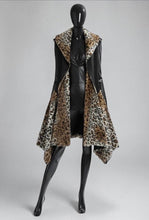 Black Leopard Coat