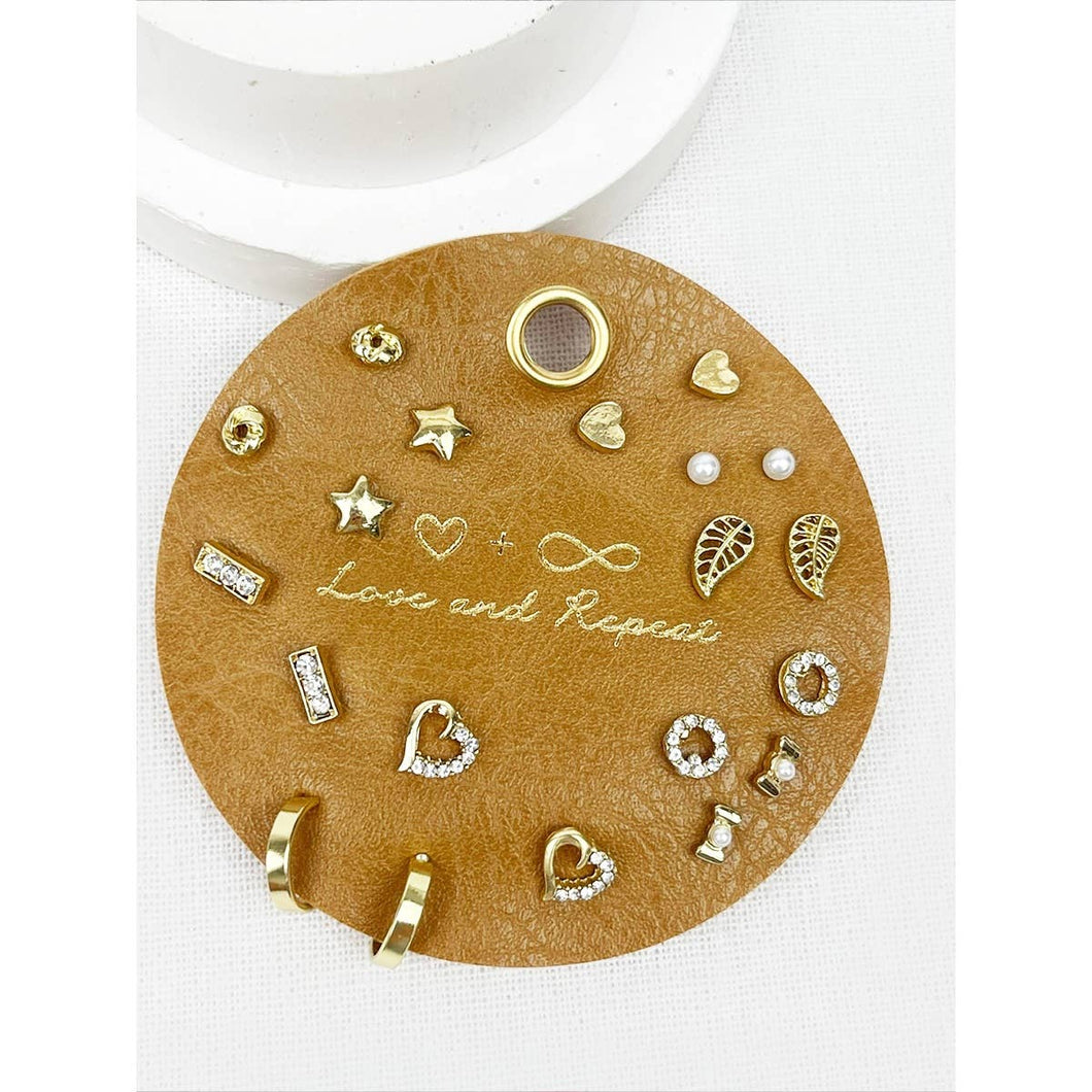 Sweetheart Everyday Earrings: GOLD / ONE(6)