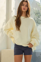 Ash Grey Oversized Solid Super Soft Scuba Sweatshirt BucketList