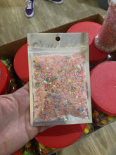 Freeze dried candy dust with sucker