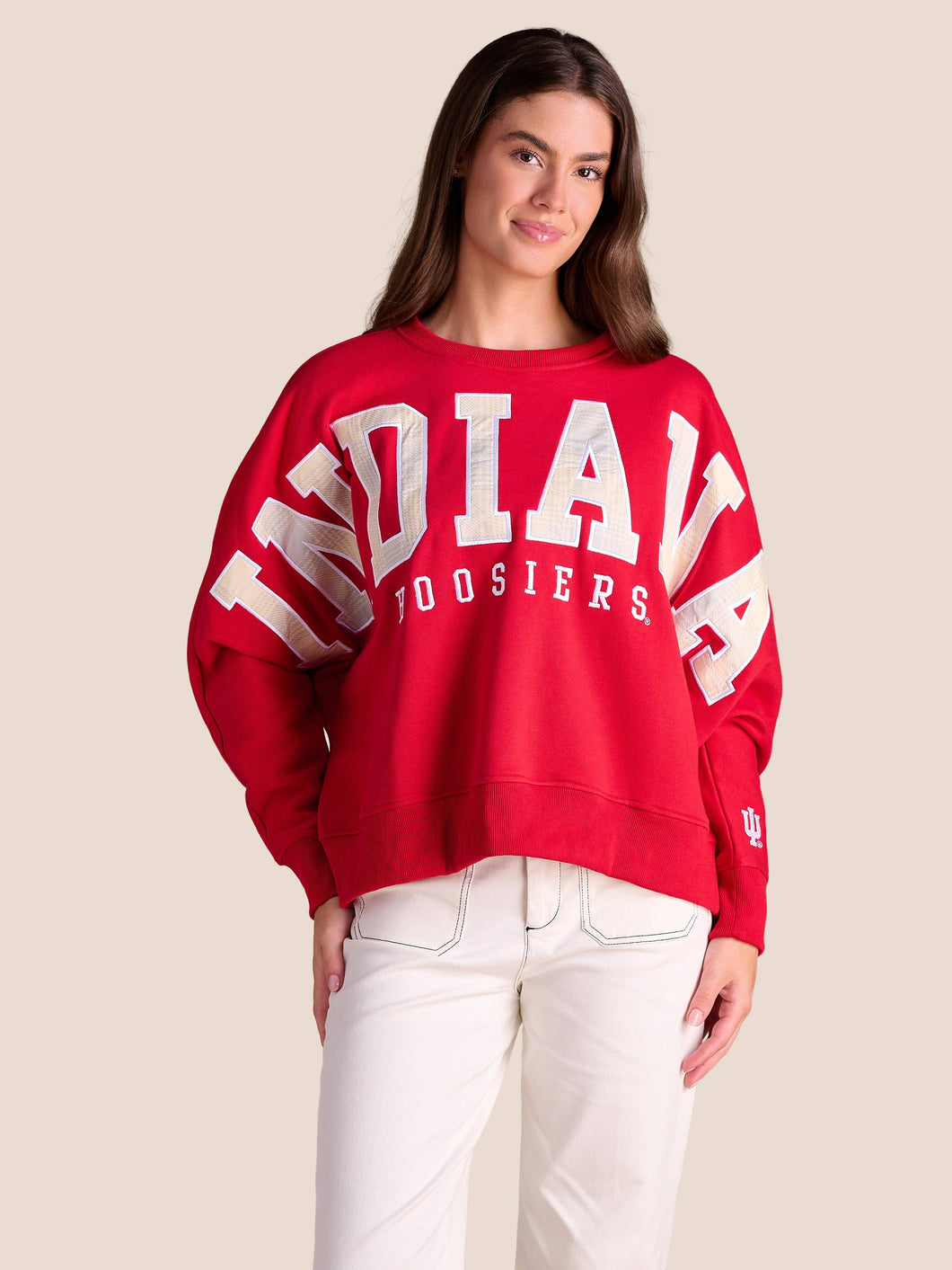 Indiana The Heritage Plaid Crewneck
