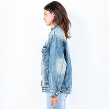 Blue Wash Oversized Denim Jacket