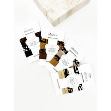 Leopard Pattern Mixed Rolled Hair Tie Set: MIX COLOR / ONE(12)