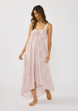 Vanilla Rose Floral Patchwork Lace Strap Maxi Dress