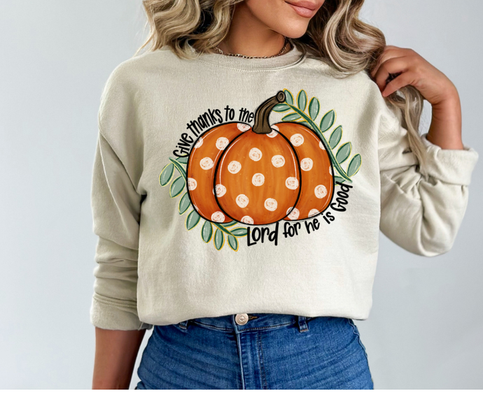 Thankful Blessed Fall Pumpkin Sweatshirt