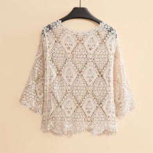 White Crosa - Sheer Crochet Cardigan – Ethereal Summer Cover-Up