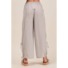 Vintage Charcaol Lightweight Multi Stripe Joggers