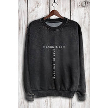 Mineral Black Never Ending Love Sweatshirt