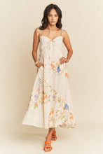 Ivory Floral Lace DD Maxi Dress