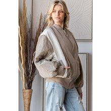 Mocha Patchwork Lightweight Quilted Winter Oli+Hali Jacket