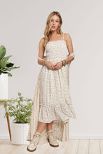 Beige Button Down Crochet Long Cardigan