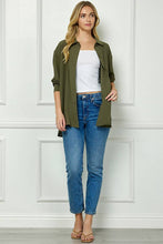 Khaki Oversized Boyfriend Light Weight Air flow Button Up Shirt