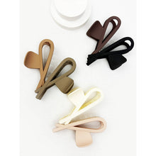 Minimal Design Jumbo Neutral Tone Hair Claw: MIX COLOR / ONE(12)
