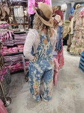 Vintage Butterfly Rose Rare Bird Overalls