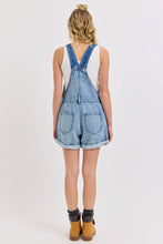 High Rise Denim Cello Shortalls